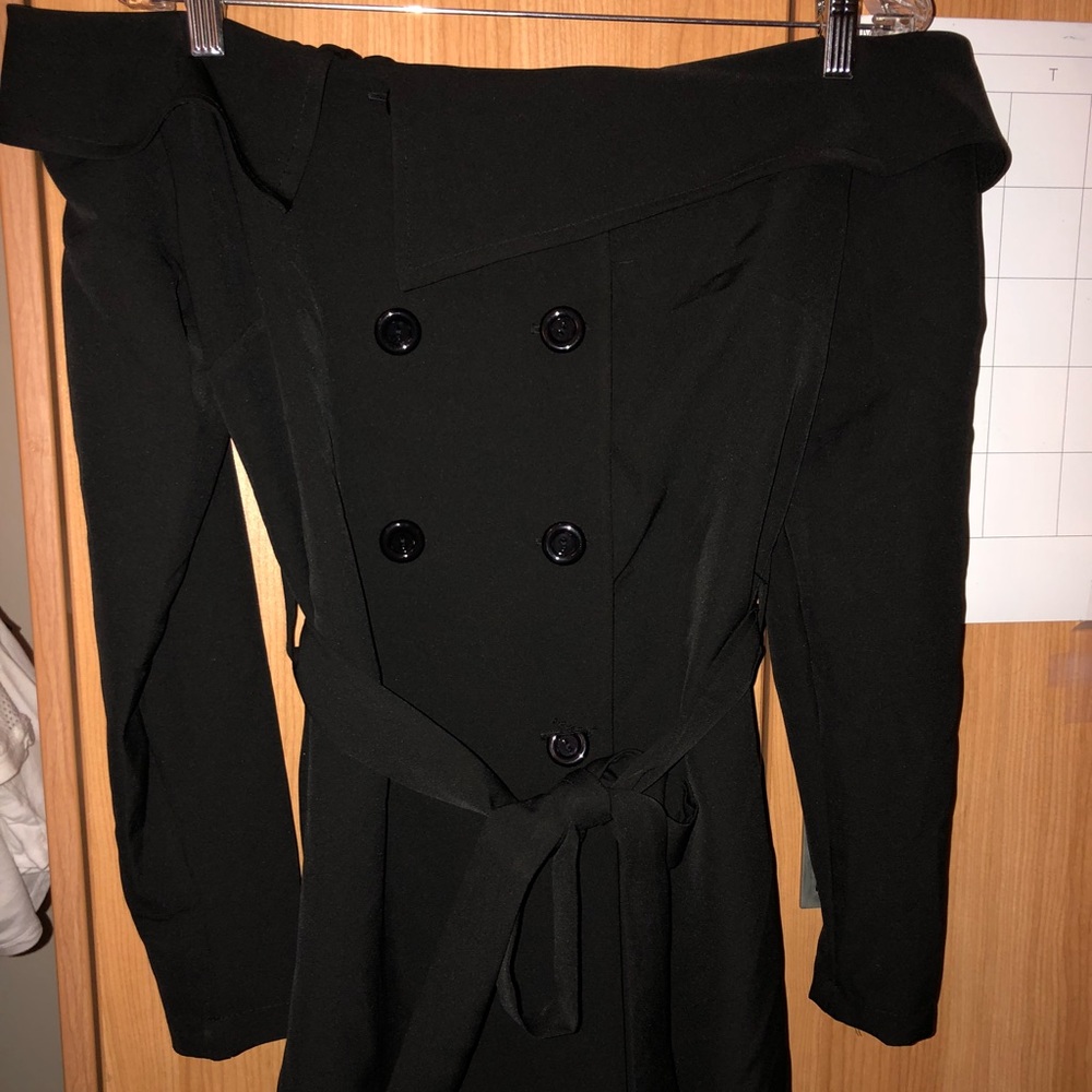 trench coat styled dress